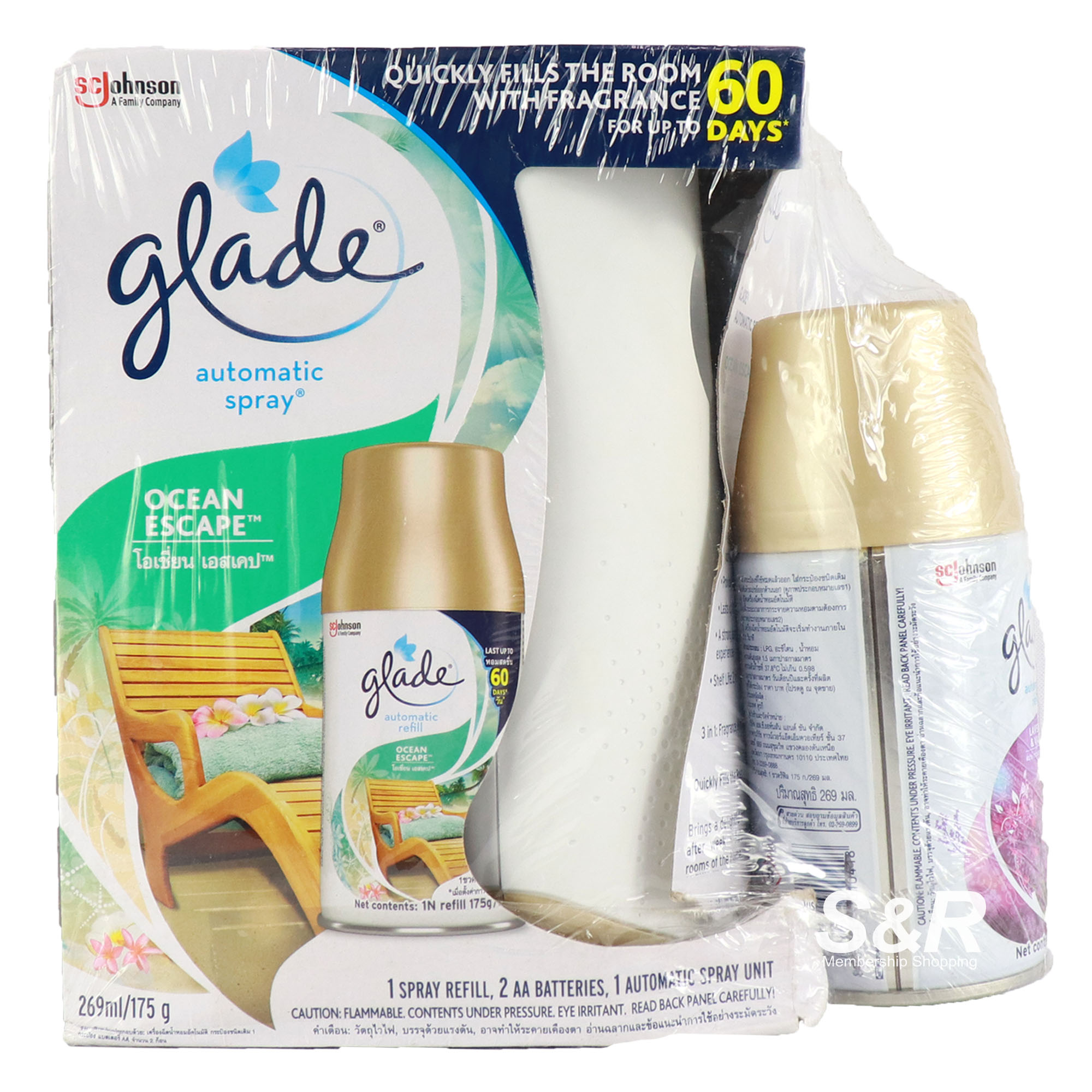 Glade Automatic Spray Ocean Escape 269mL Glade Automatic Spray Ocean Escape 269mL